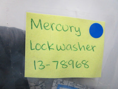 NEW OEM (LOT OF 5) 13-78968 Mercury Quicksilver Lockwasher 0810