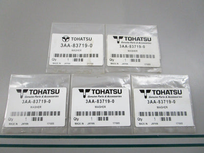 NEW OEM (LOT OF 5) 3AA-83719-0 3AA837190 Tohatsu Washer 0810