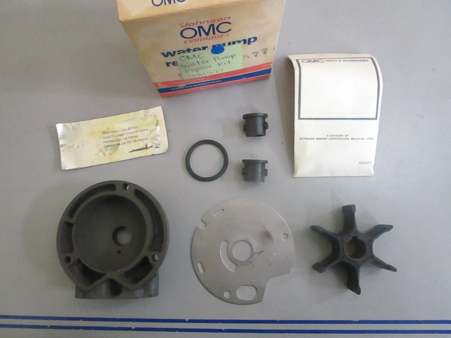 *NEW OEM* 0810 OMC Johnson Evinrude Water Pump Repair Kit 381577 0381577