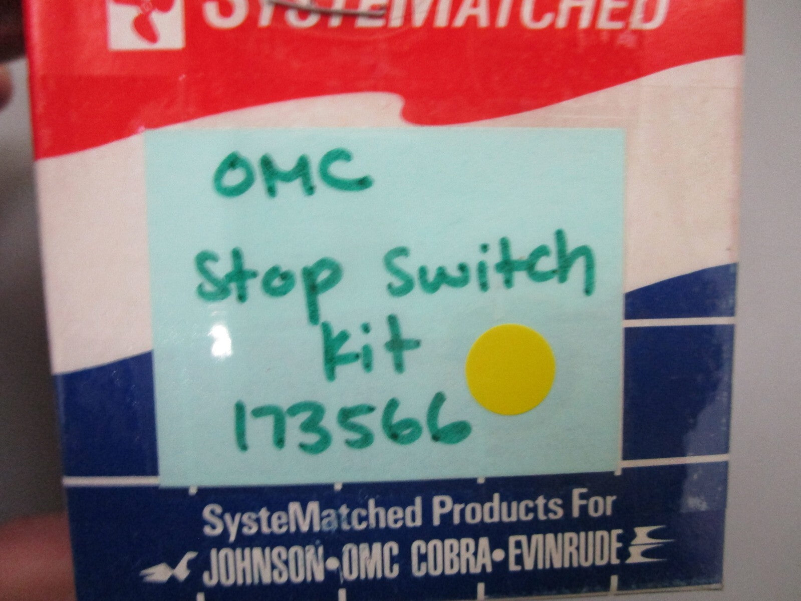 *NEW OEM* 0810 OMC Johnson Evinrude Stop Switch Kit 173566 0173566