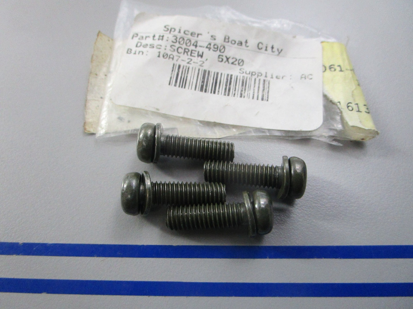 NEW OEM (LOT OF 4) 3004-490 Arctic Cat Screw w/ Washer 0810