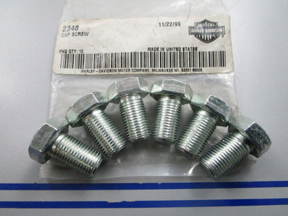 *NEW OEM* (LOT OF 6) 0810 Harley Davidson Cap Screw 2348