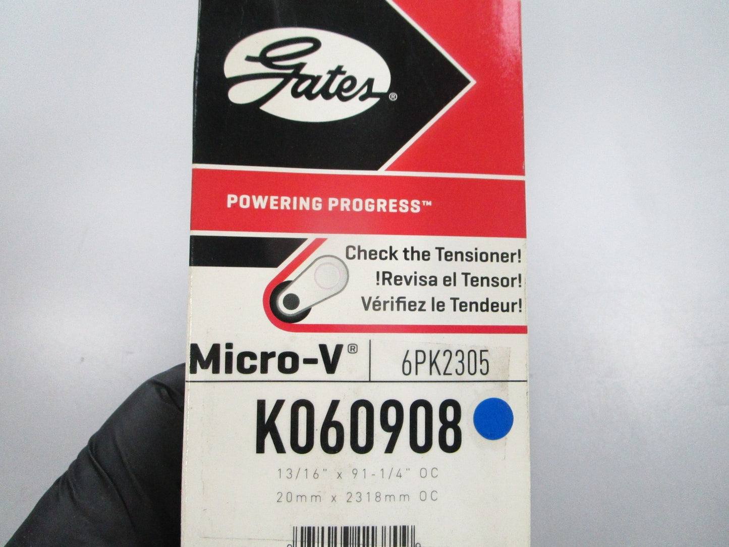 NEW K060908 Gates Micro-V Serpentine Belt 0810
