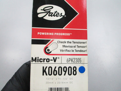 NEW K060908 Gates Micro-V Serpentine Belt 0810