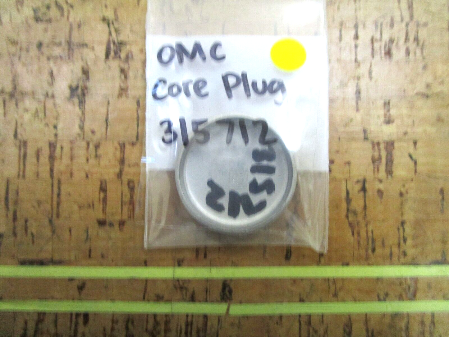 *NEW OEM* 0750 OMC Johnson Evinrude CORE PLUG 315712 0315712
