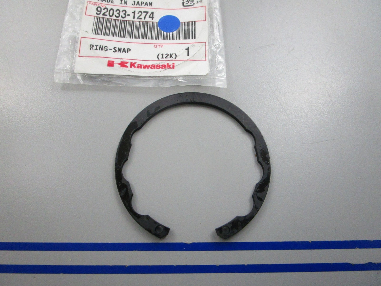 NEW OEM 92033-1274 Kawasaki Snap Ring 0810