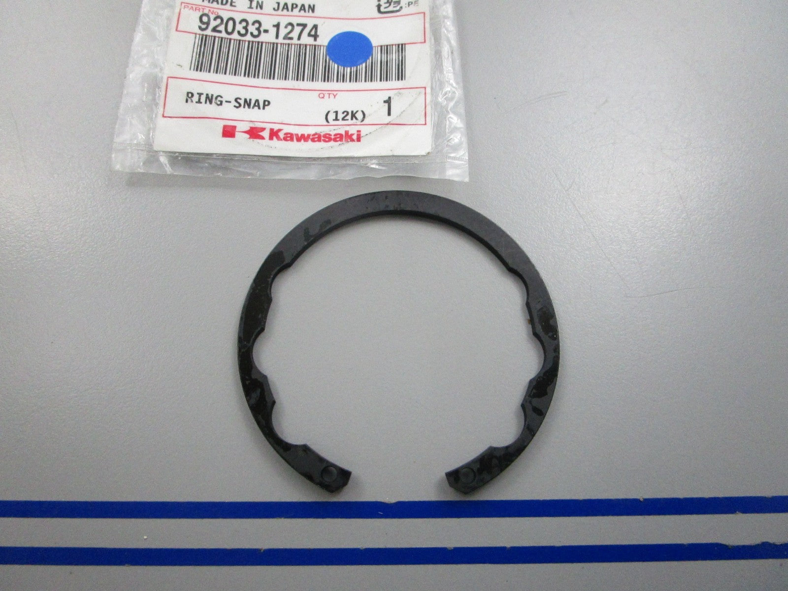 NEW OEM 92033-1274 Kawasaki Snap Ring 0810