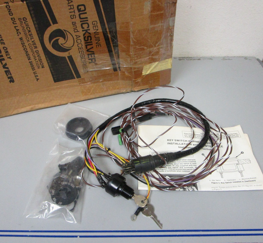 *NEW OEM* 0720 Mercury Quicksilver Ignition Key & Harness Assembly 90315A2