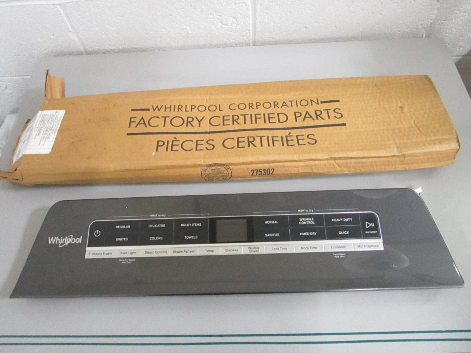 Whirlpool NEW OEM Dryer Control Panel W11419059 Replaces W11164034 Genuine 0820