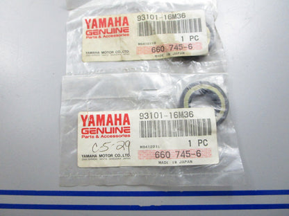 *NEW OEM* (LOT OF 2) 0810 Yamaha Oil Seal 93101-16M36-00