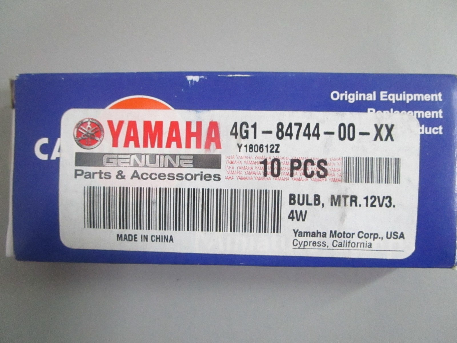 NEW OEM (LOT OF 9) 4G1-84744-00-XX Yamaha 12V 34W Bulb 0820