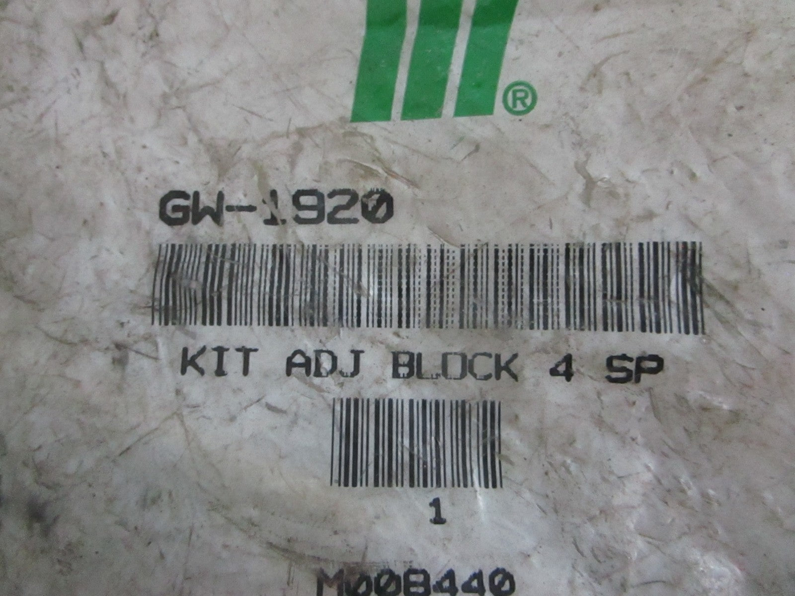 NEW OEM GW-1920 MTD Adjustment Block Kit 0820