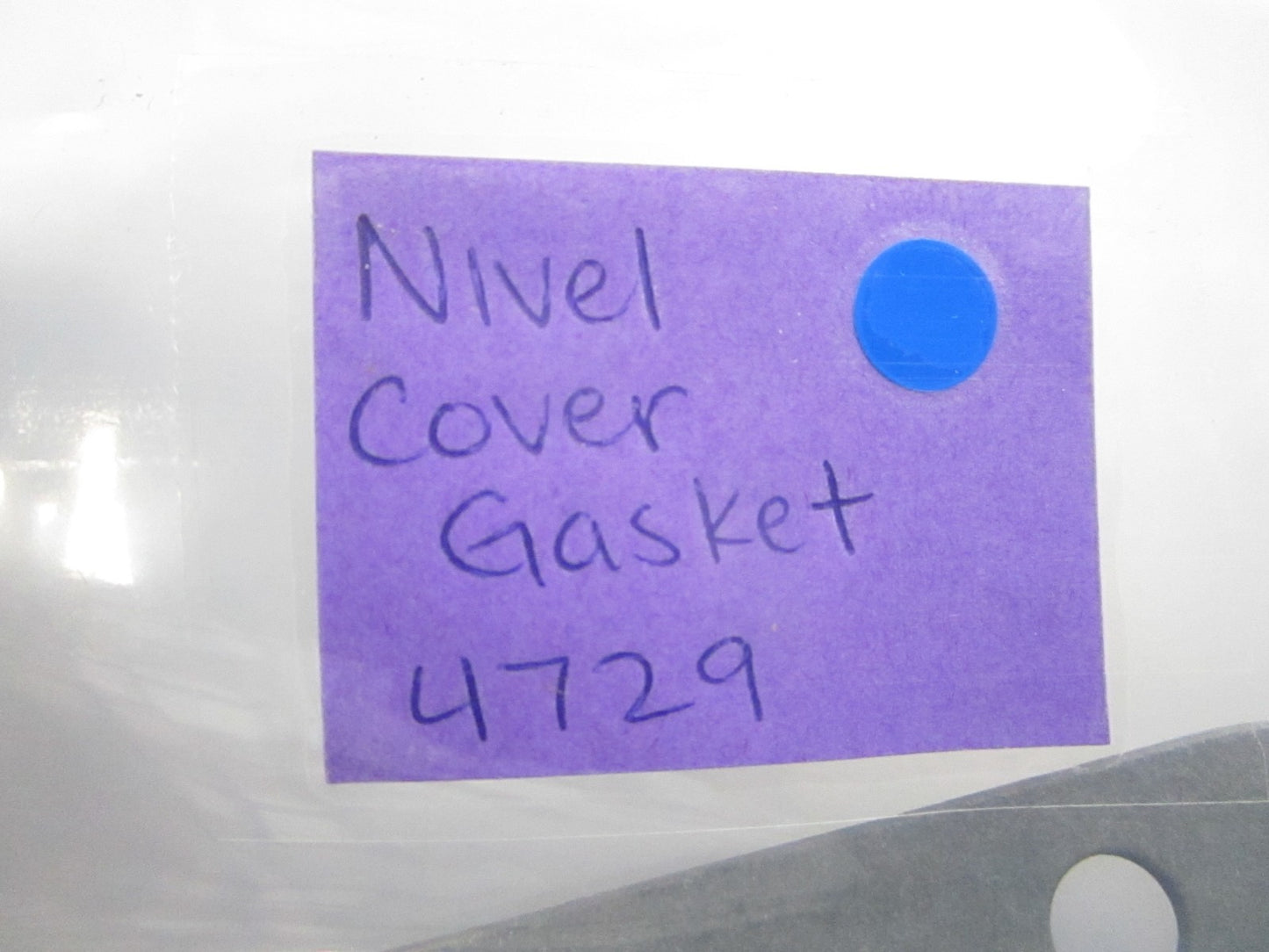NEW 4729 Nivel Cover Gasket 0810