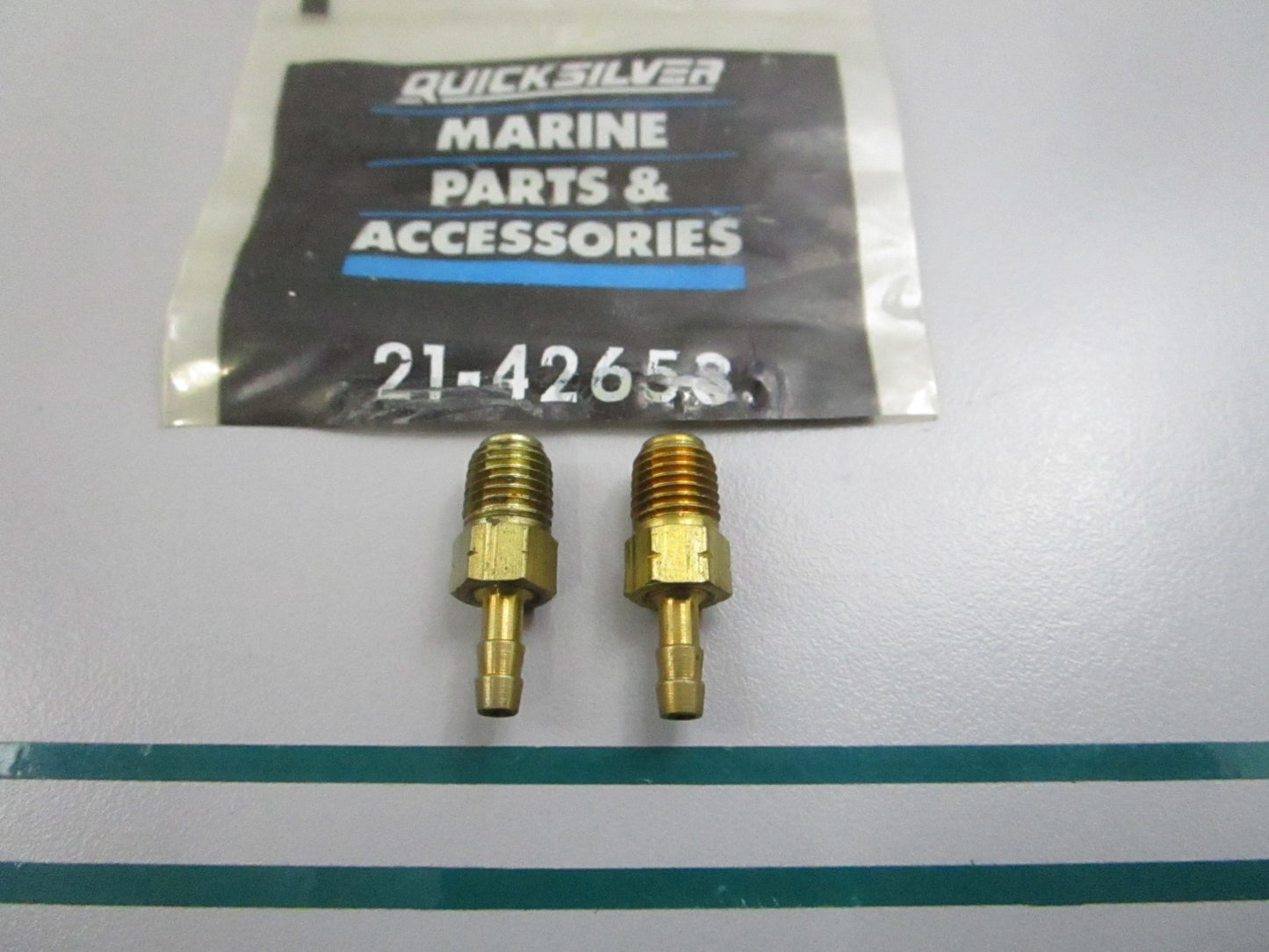 NEW OEM (LOT OF 2) 21-42658 Mercury Quicksilver Check Valve 0810