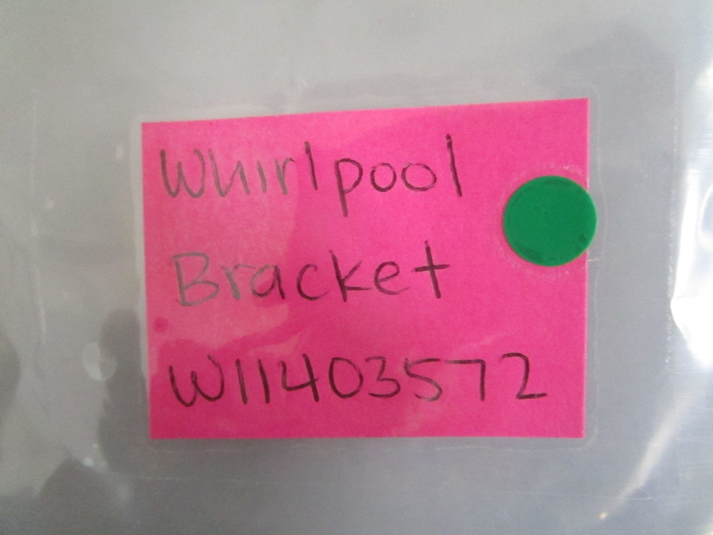 Whirlpool NEW OEM Appliance Bracket W11403572 NOS Genuine Factory Part 0820