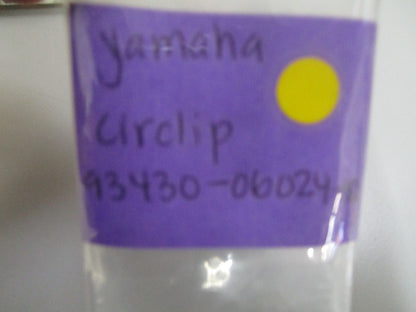 *NEW OEM* (LOT OF 3) 0810 Yamaha Circlip 93430-06024