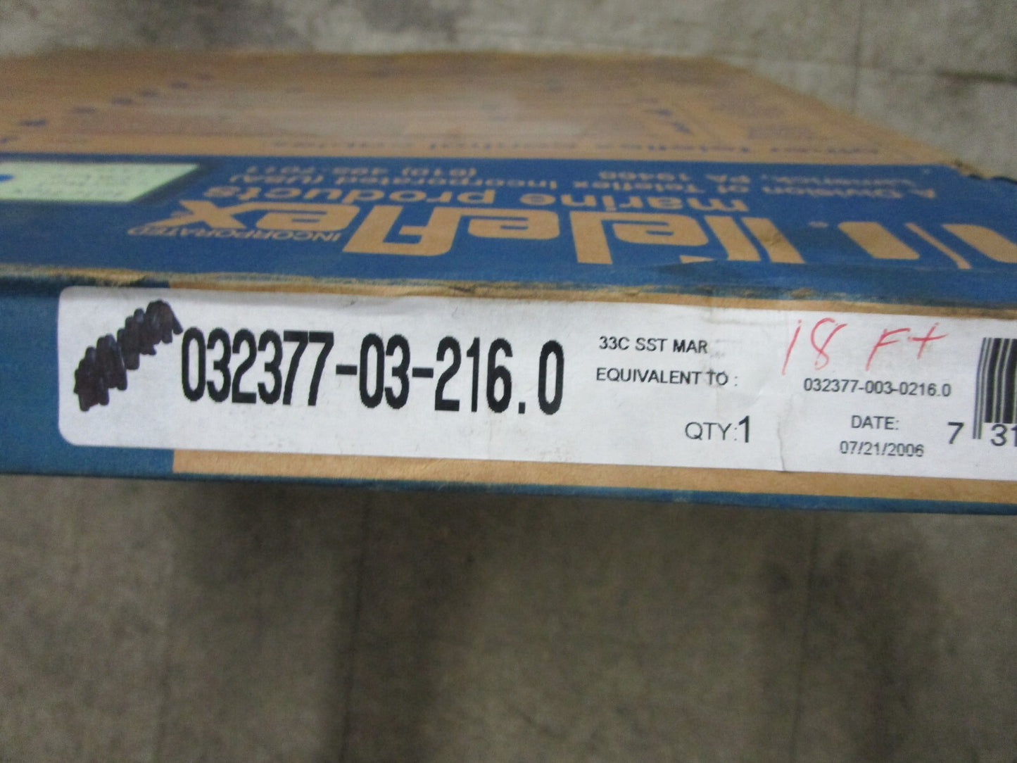 *NEW* 0820 Teleflex 18' Control Cable 032377-03-216.0
