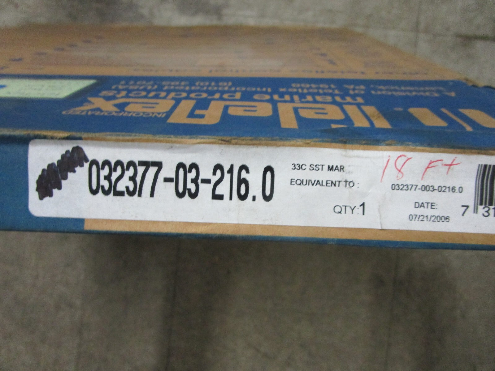 *NEW* 0820 Teleflex 18' Control Cable 032377-03-216.0
