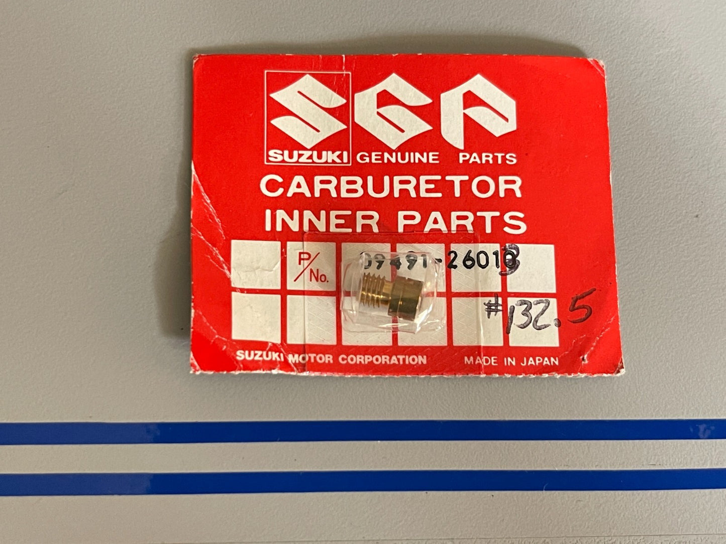 *NEW OEM* 0810 Suzuki Main Jet (132.5) 09491-26013