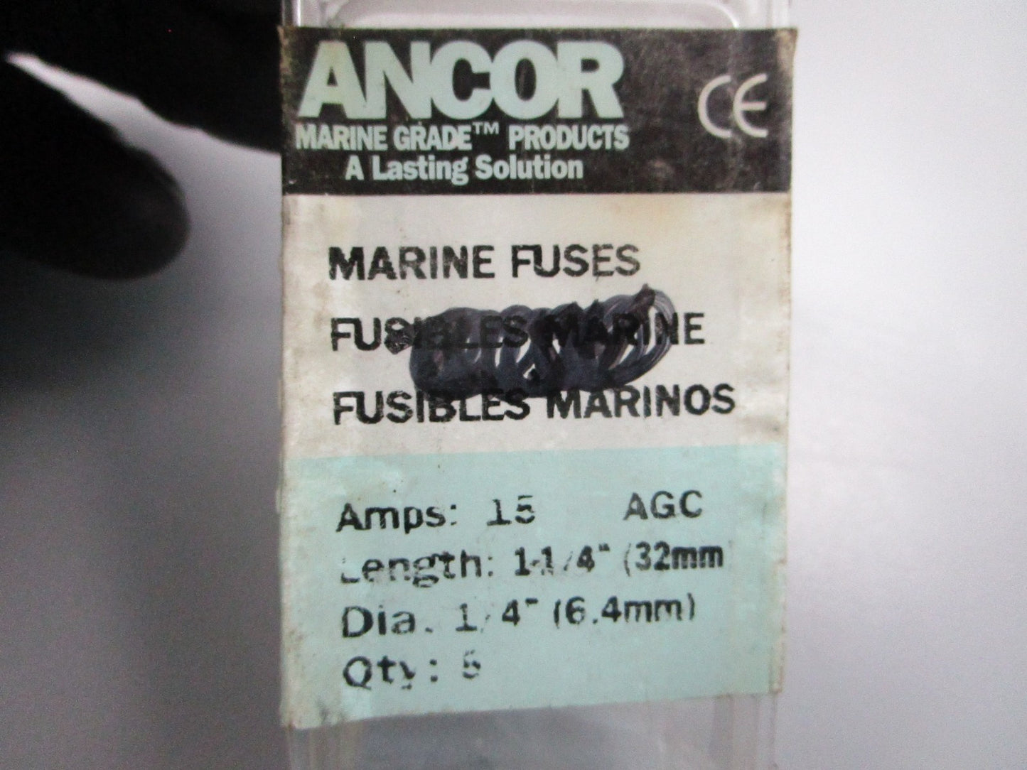 NEW 601150 Ancor 15A 5 Fuse Set 0810