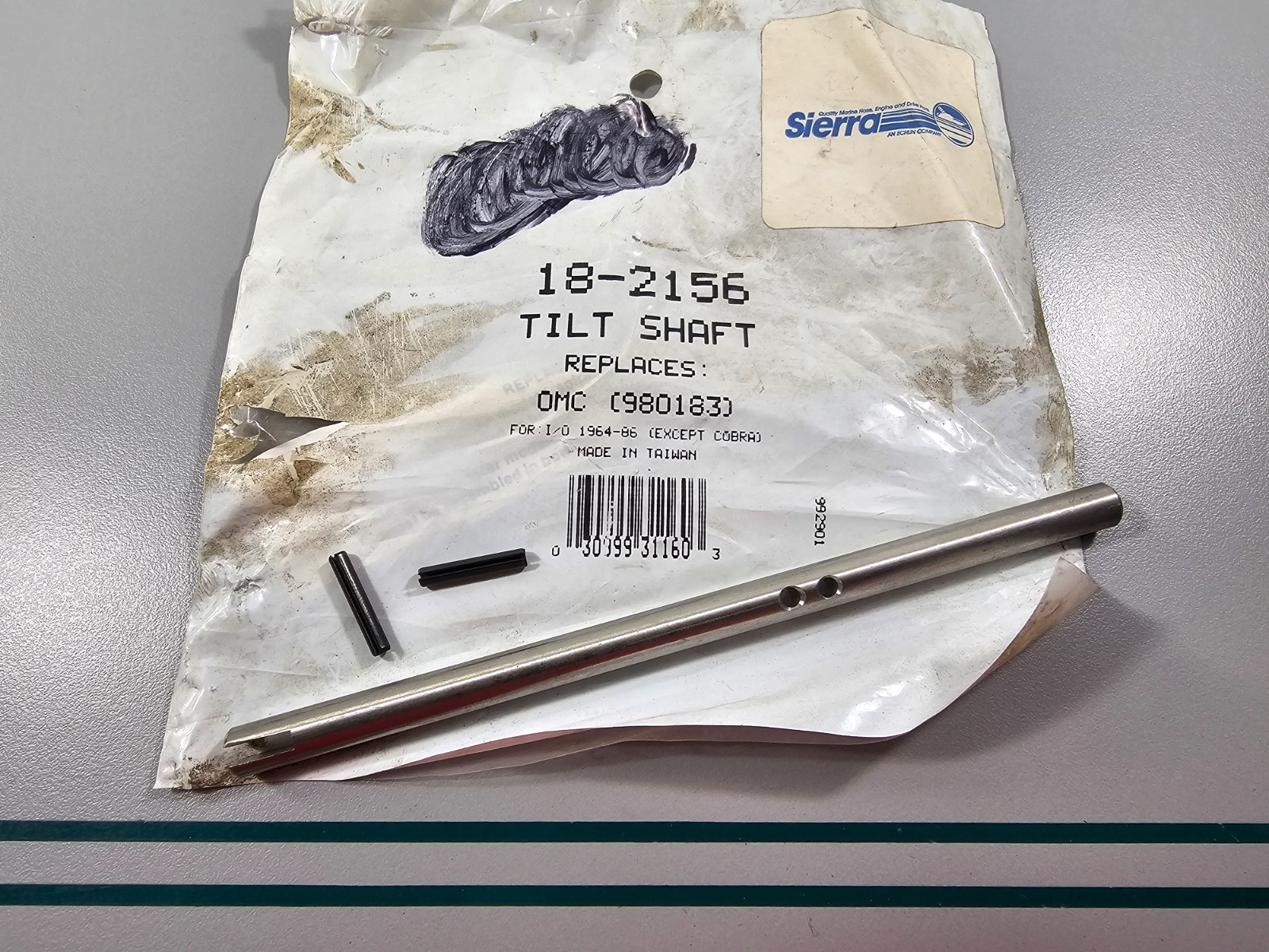 NEW 18-2156 Replaces: 980183 Sierra Tilt Shaft 0810