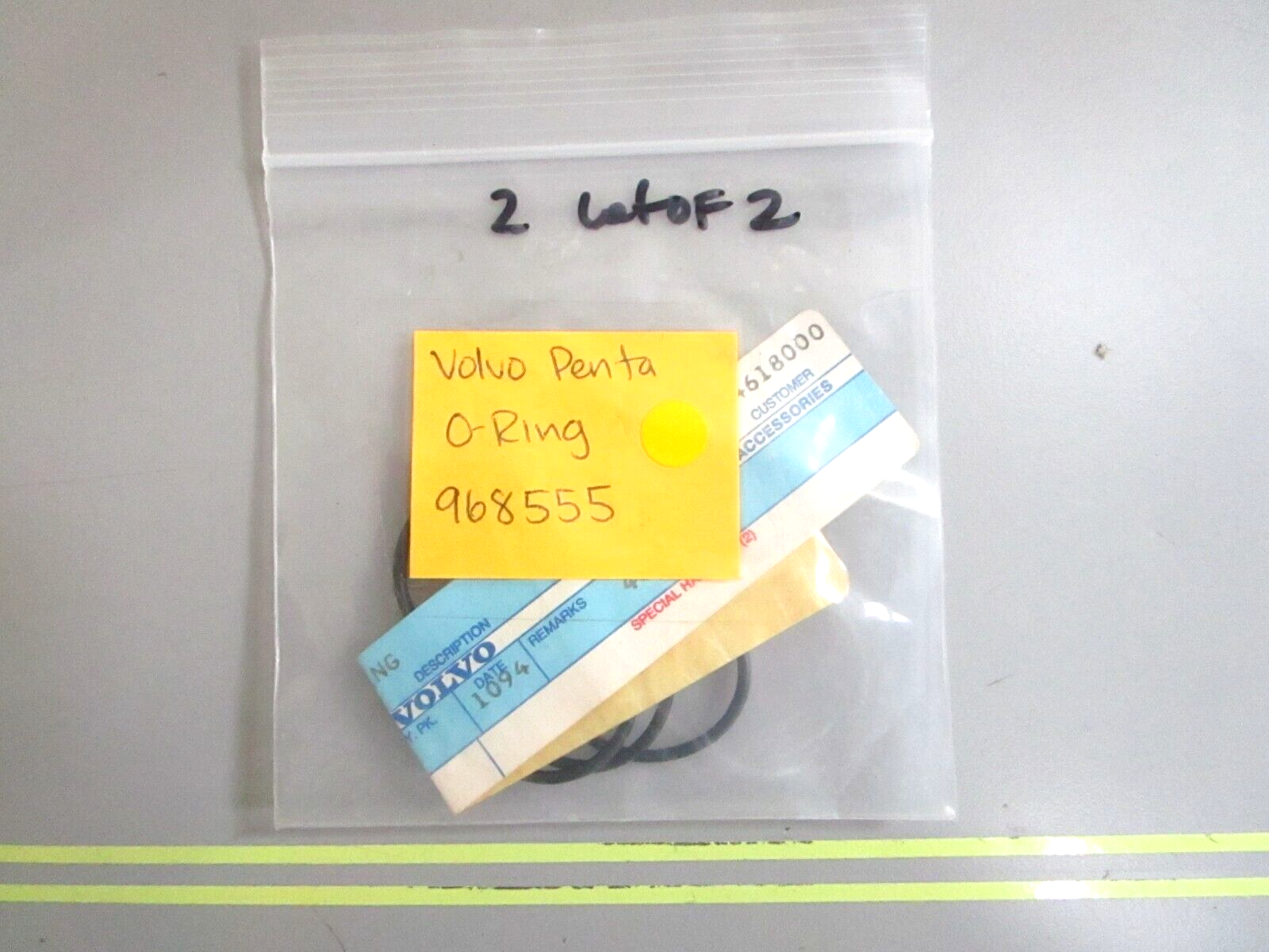 *NEW OEM* (LOT OF 2) 0750 Volvo Penta O-RING 968555