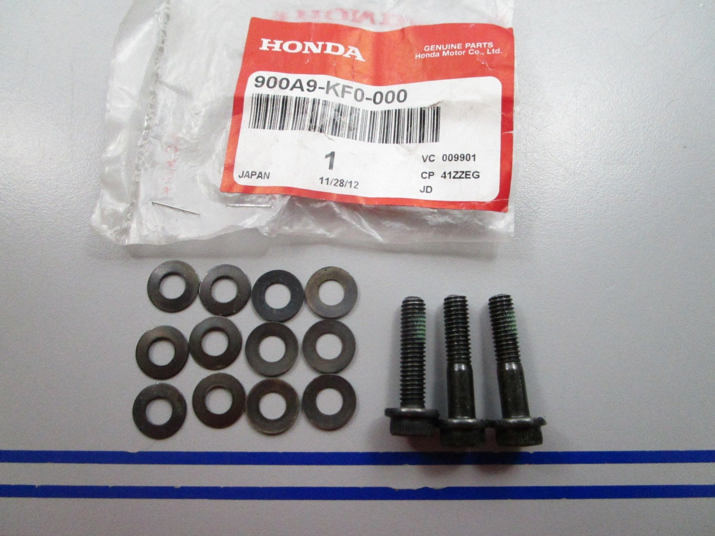 NEW OEM 900A9-KF0-000 Honda Bolt Set 0810