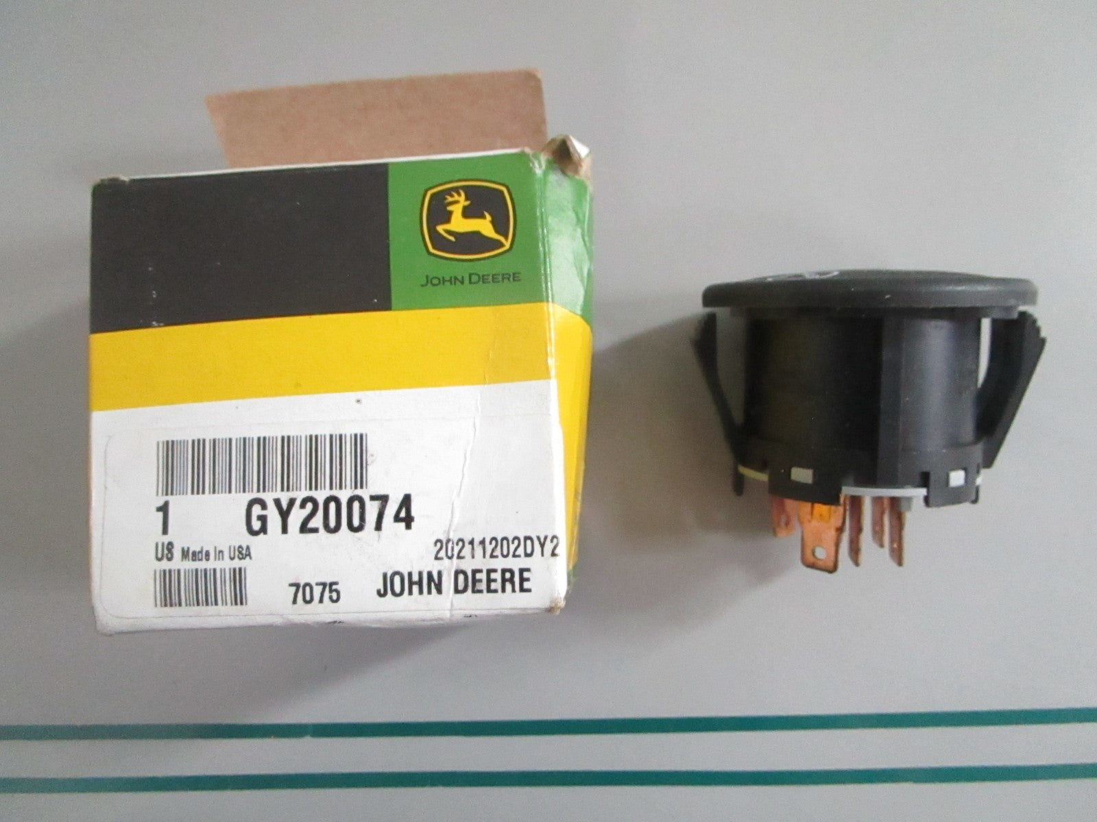 NEW OEM GY20074 John Deere Ignition Switch 0820