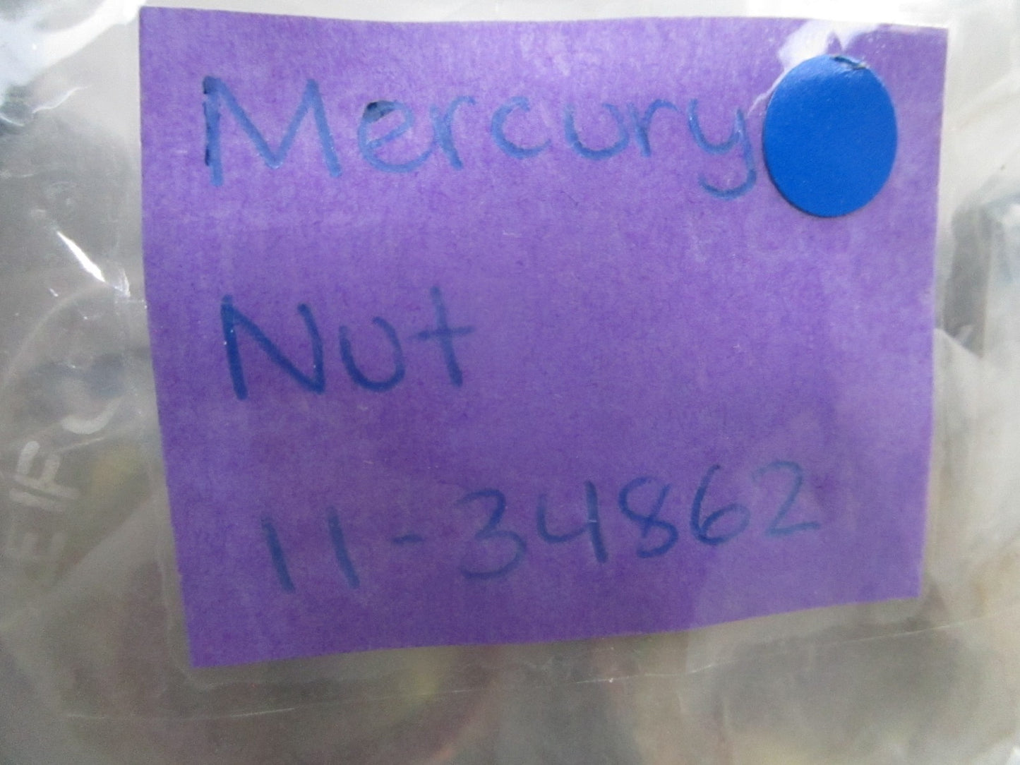*NEW OEM* (LOT OF 2) 0810 Mercury Quicksilver Nut 11-34862