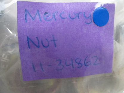 *NEW OEM* (LOT OF 2) 0810 Mercury Quicksilver Nut 11-34862