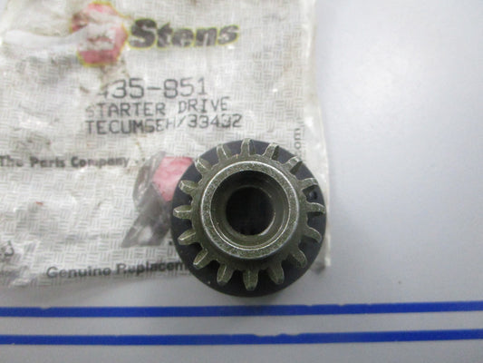 NEW 435-851 Replaces: 33432 Stens Starter Drive 0810