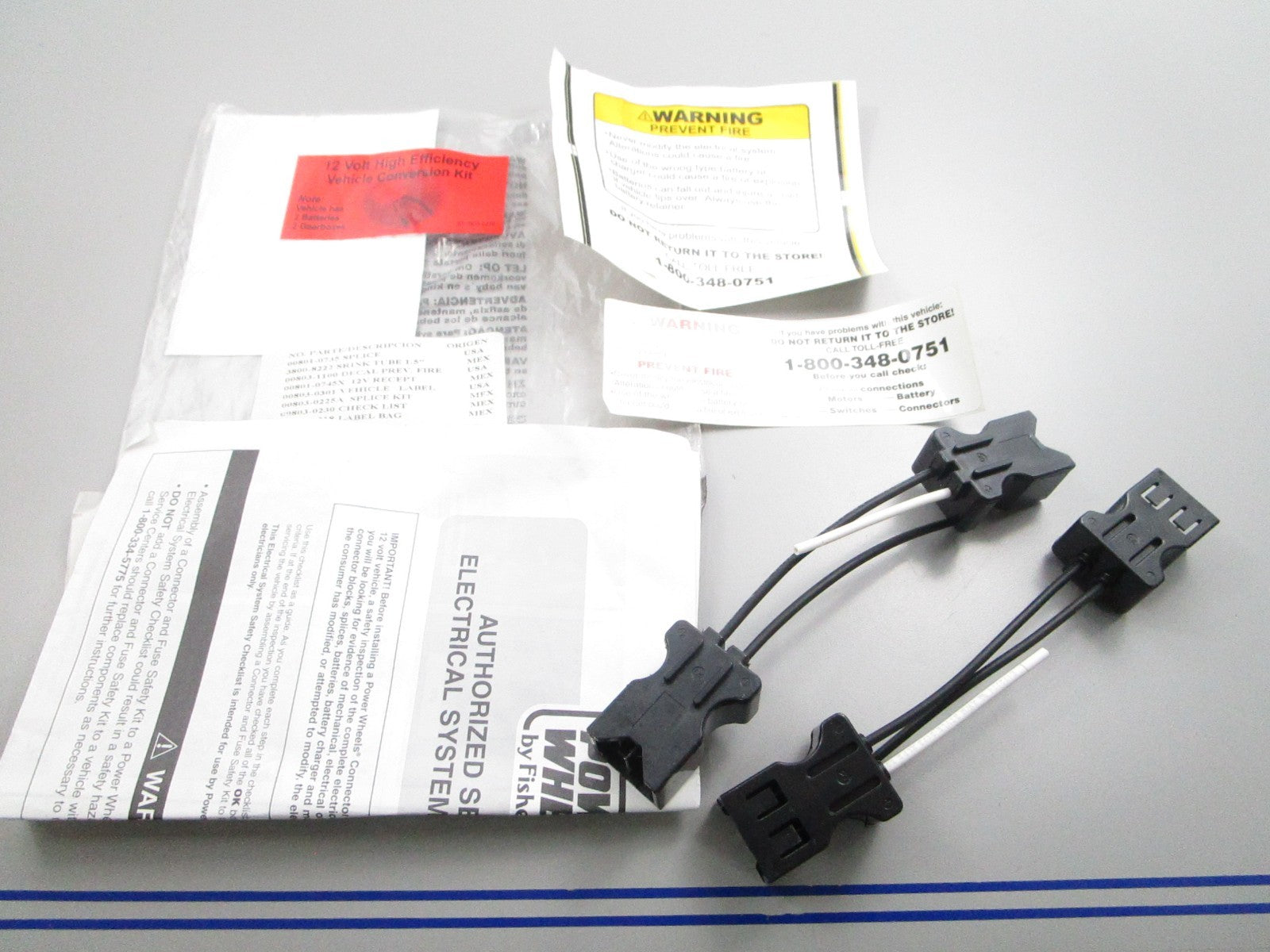 NEW OEM Power Wheels 0803-0218 12V High Efficiency Conversion Kit 0810