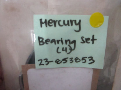 *NEW OEM* 0810 Mercury Quicksilver Bearing Set of 4 23-853853