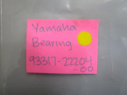 *NEW OEM* 0820 Yamaha Bearing 93317-22204-00