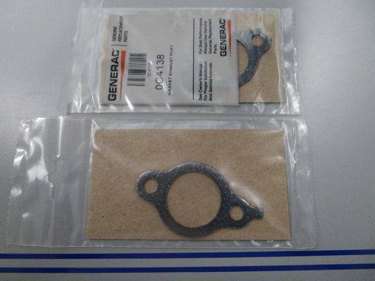 *NEW OEM* (LOT OF 2) 0810 Generac Exhaust Port Gasket 0C4138