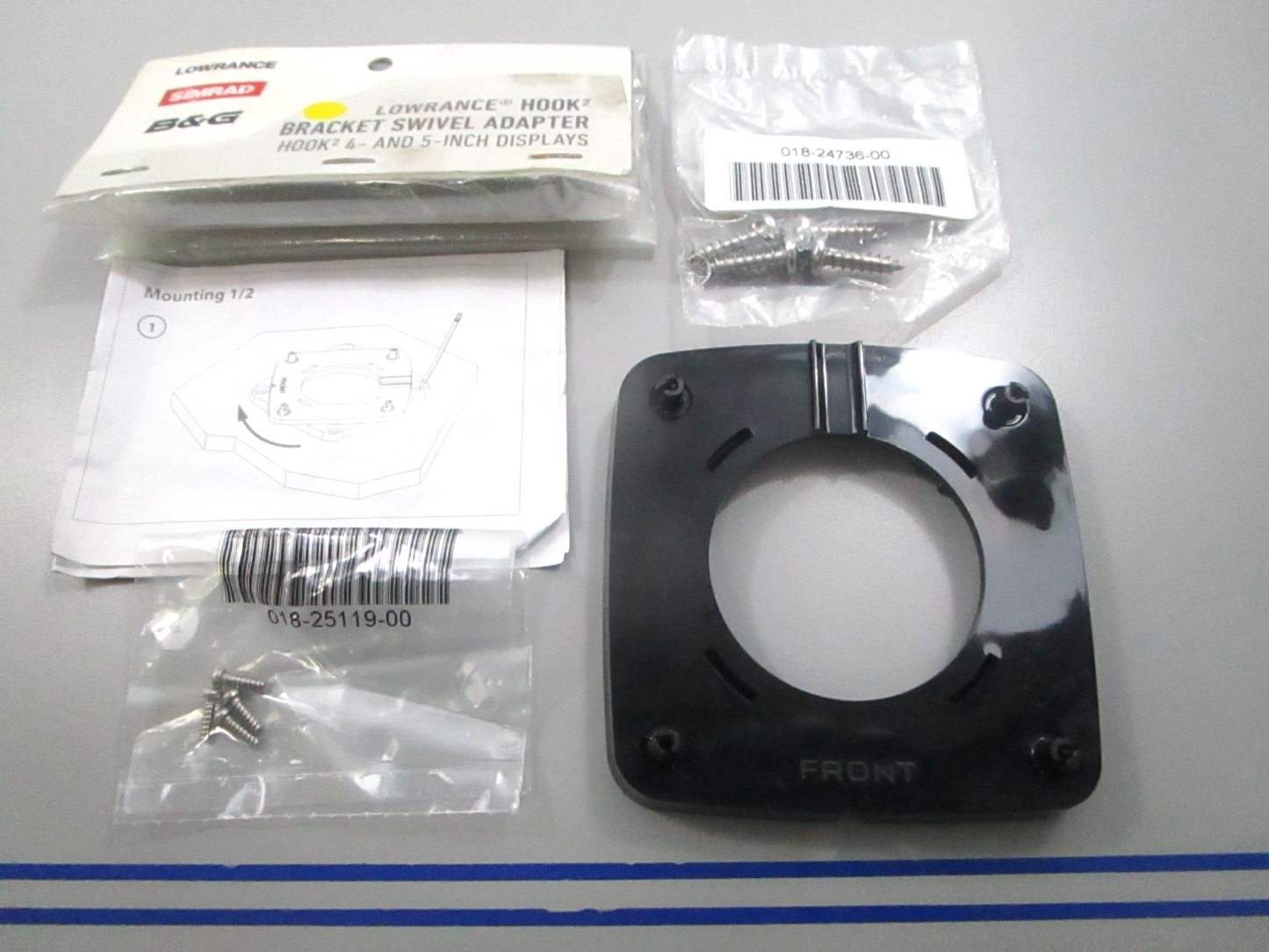 *NEW OEM* 0810 Lowrance Simrad Hook Bracket Swivel Adapter 001-14169-001