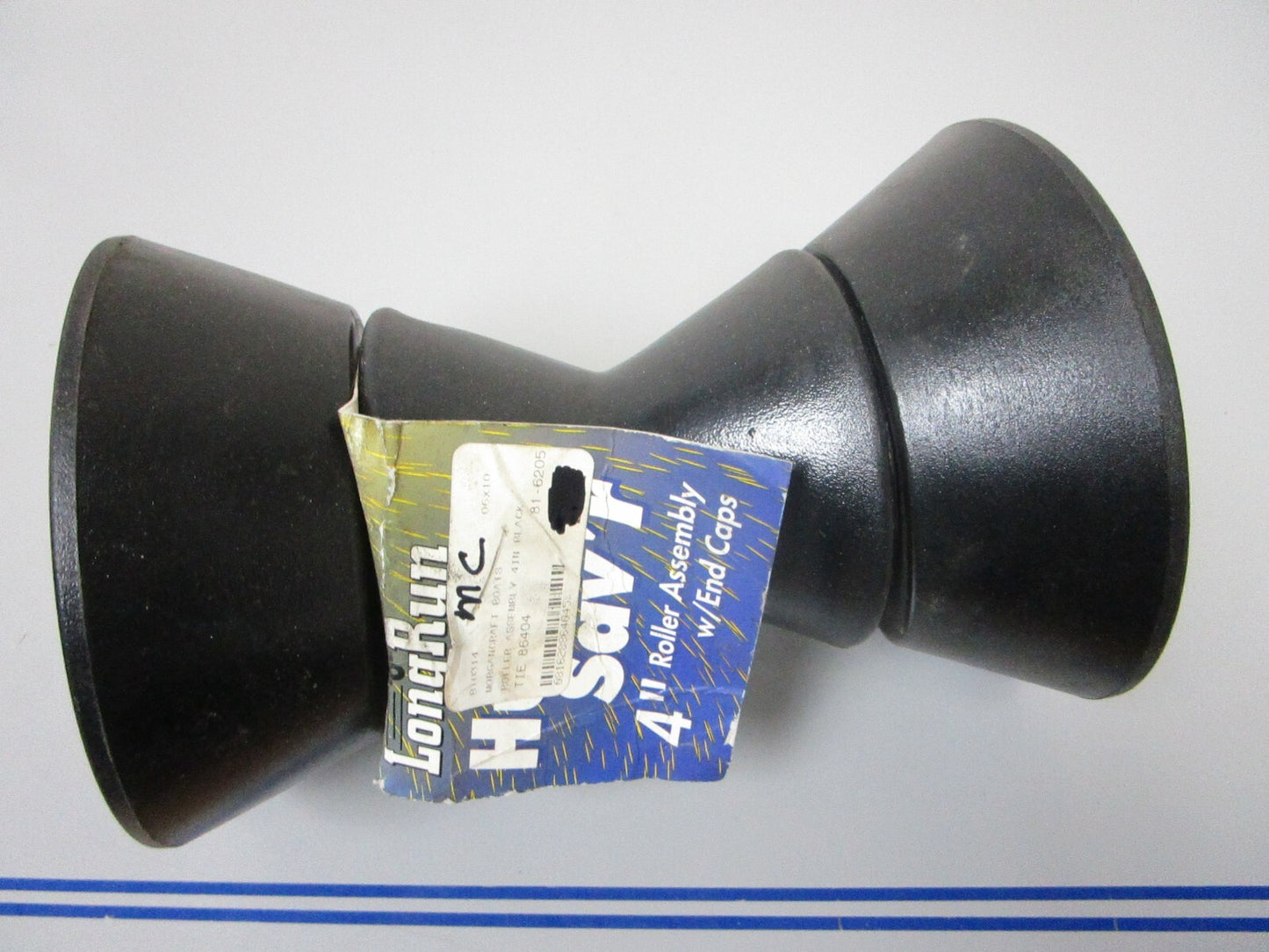 *NEW* 0810 Tie Down 4" PVC Roller Assembly w/ End Bells 86404