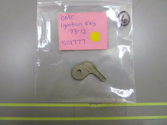 *NEW OEM* 0810 OMC Johnson Evinrude Ignition Key 73-12 501777 0501777