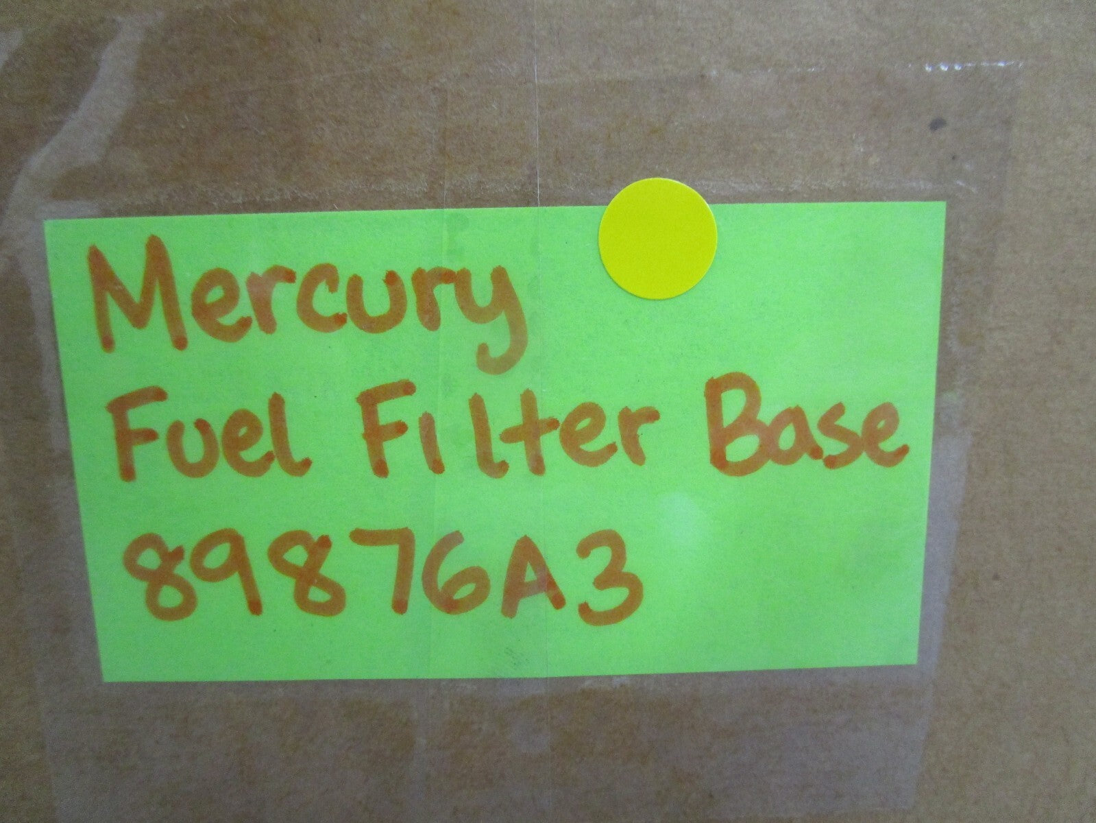 *NEW OEM* 0820 Mercury Quicksilver Fuel Filter Base 89876A3