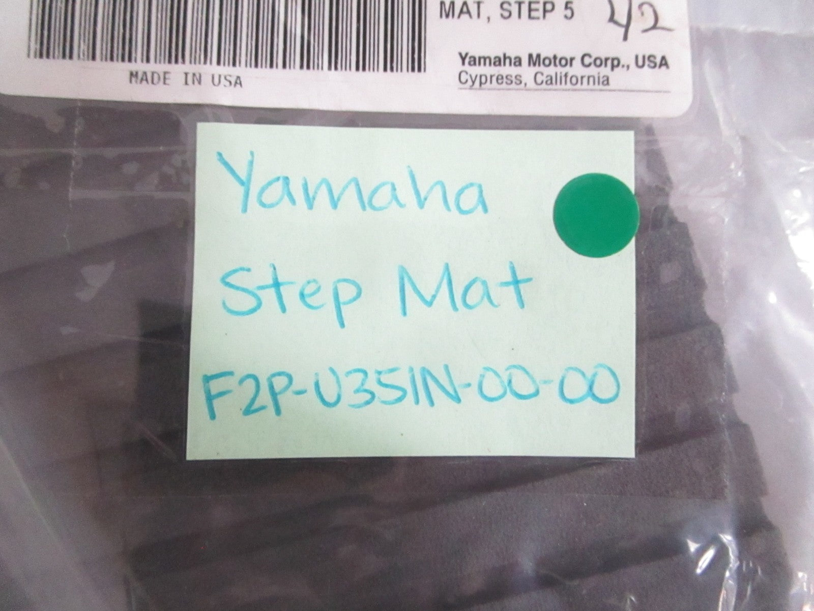 NEW OEM F2P-U351N-00-00 Yamaha Step Mat 0820
