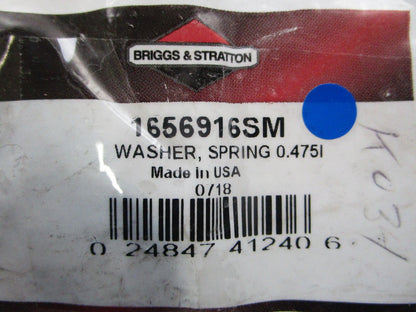 *NEW OEM* 0810 Briggs & Stratton Spring Washer 1656916SM