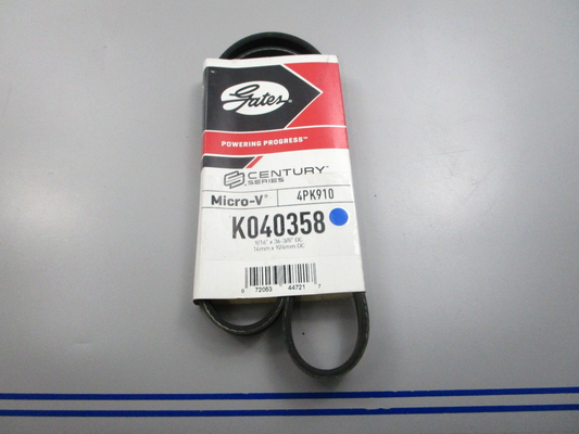 NEW K040358  Gates Micro-V Serpentine Belt 0810