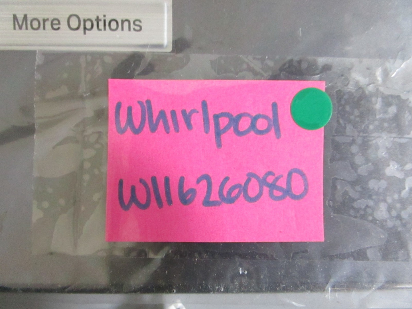 Whirlpool NEW OEM Dryer UI Fascia Control Panel W11626080 NOS Genuine Part 0820