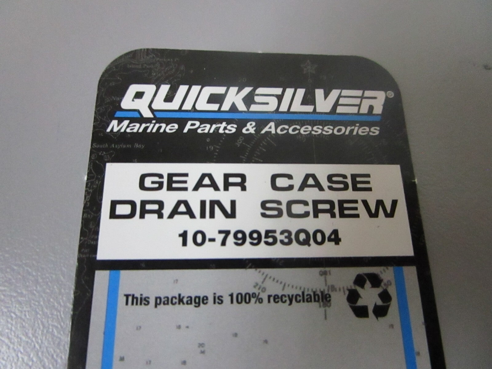*NEW OEM* 0810 Mercury Quicksilver Gear Case Drain Screw 10-79953Q04