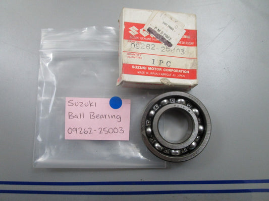 *NEW OEM* 0810 Suzuki Ball Bearing 09262-25003