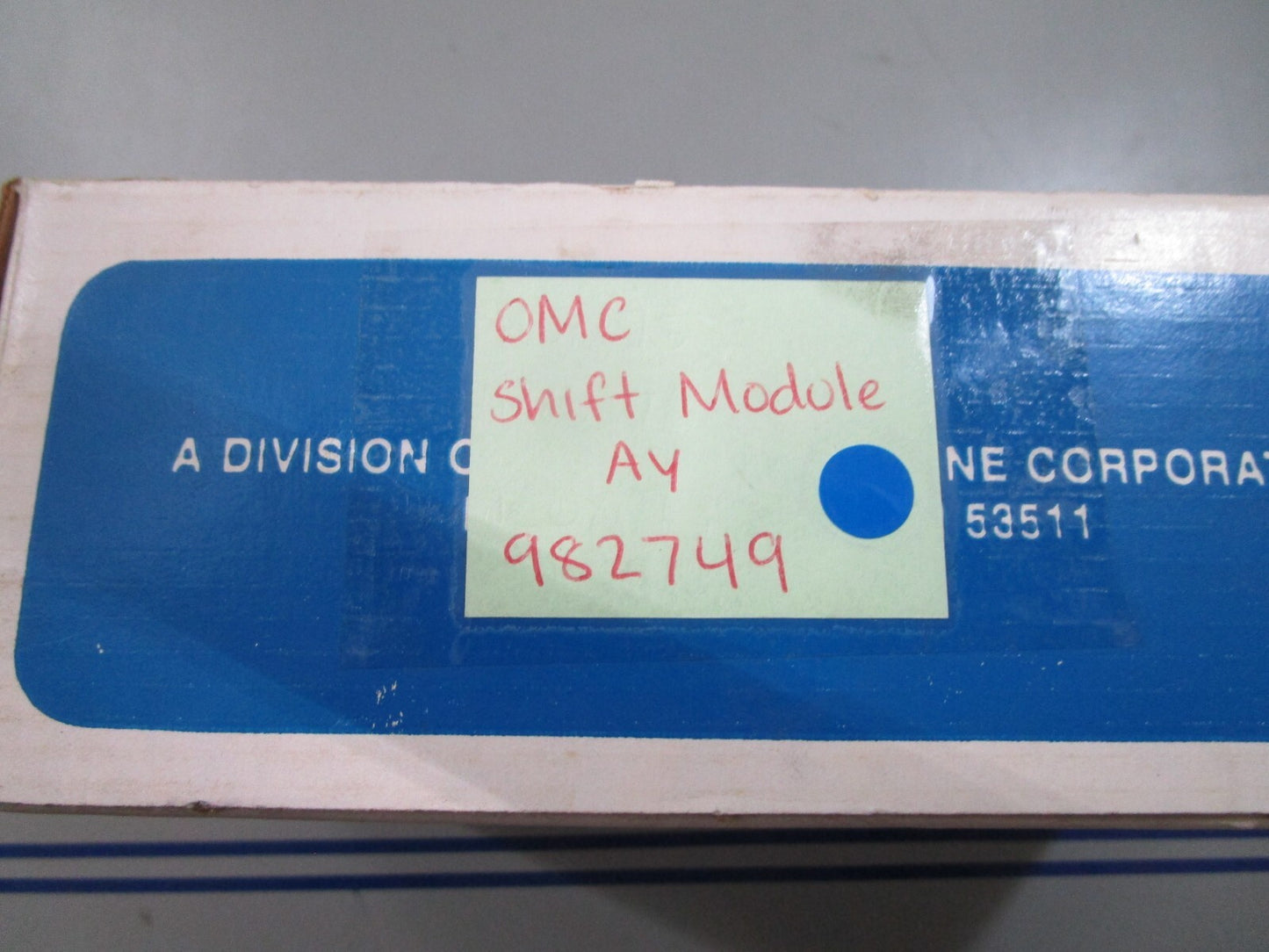 *NEW OEM* 0820 OMC Johnson Evinrude Shift Module Ay 982749 0982749
