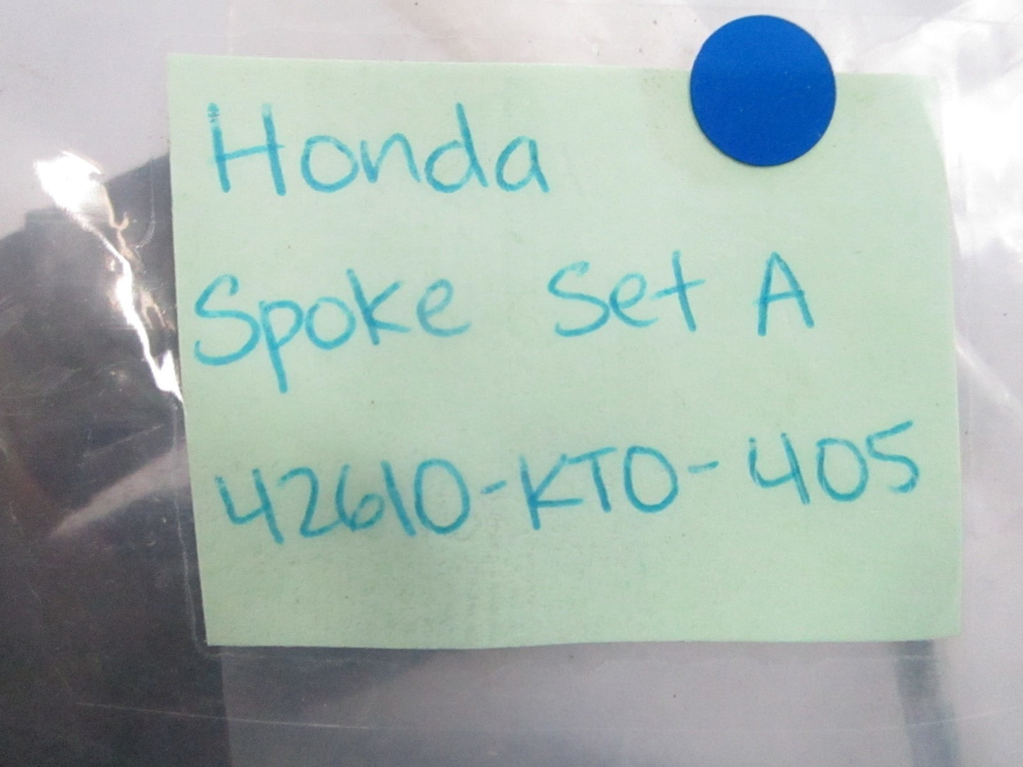 *NEW OEM* 0810 Honda Spoke Set A 42610-KT0-405