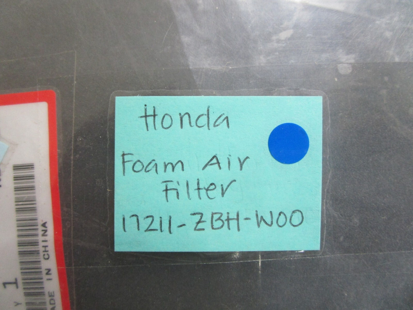 *NEW OEM* 0810 Honda Foam Air Filter 17211-ZBH-W00