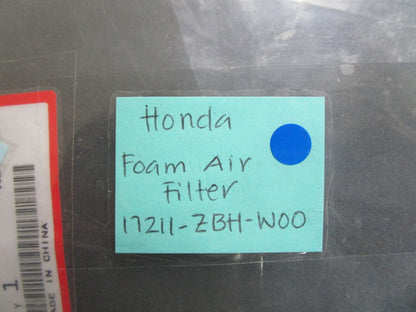*NEW OEM* 0810 Honda Foam Air Filter 17211-ZBH-W00