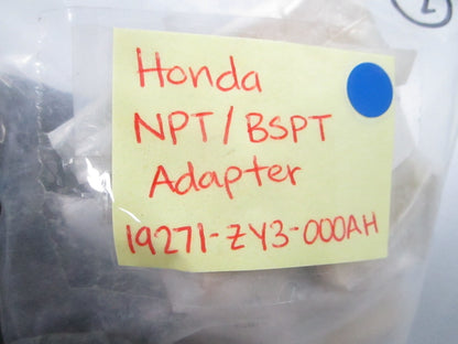 *NEW OEM* 0810 Honda NPT/BSPT Adapter 19271-ZY3-000AH